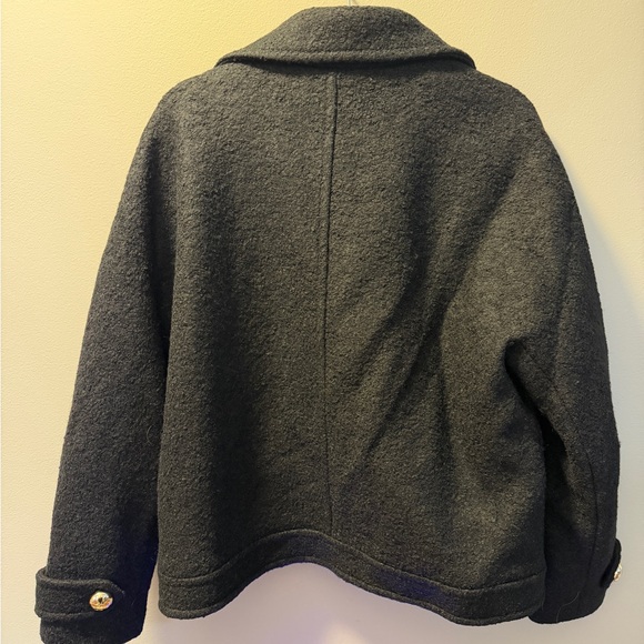 Kate Spade Wool Cropped Peacoat, NWT, L - Picture 6 of 6